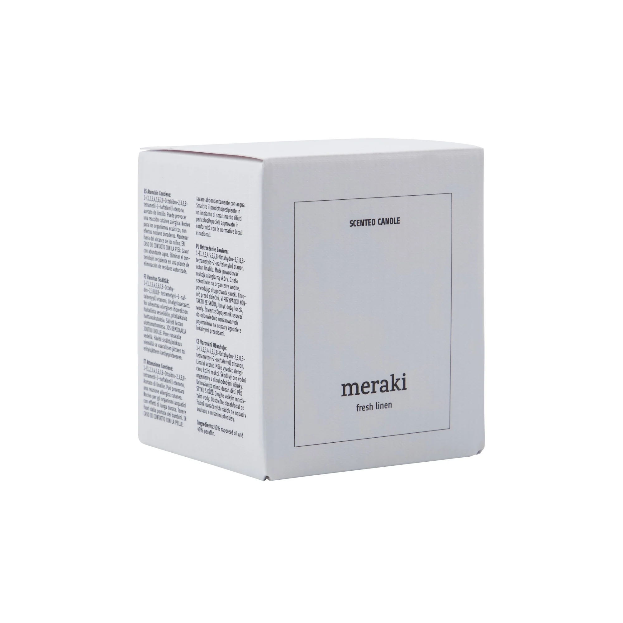 Meraki - Doftljus, Fresh Linen, 200 g - Bild 4