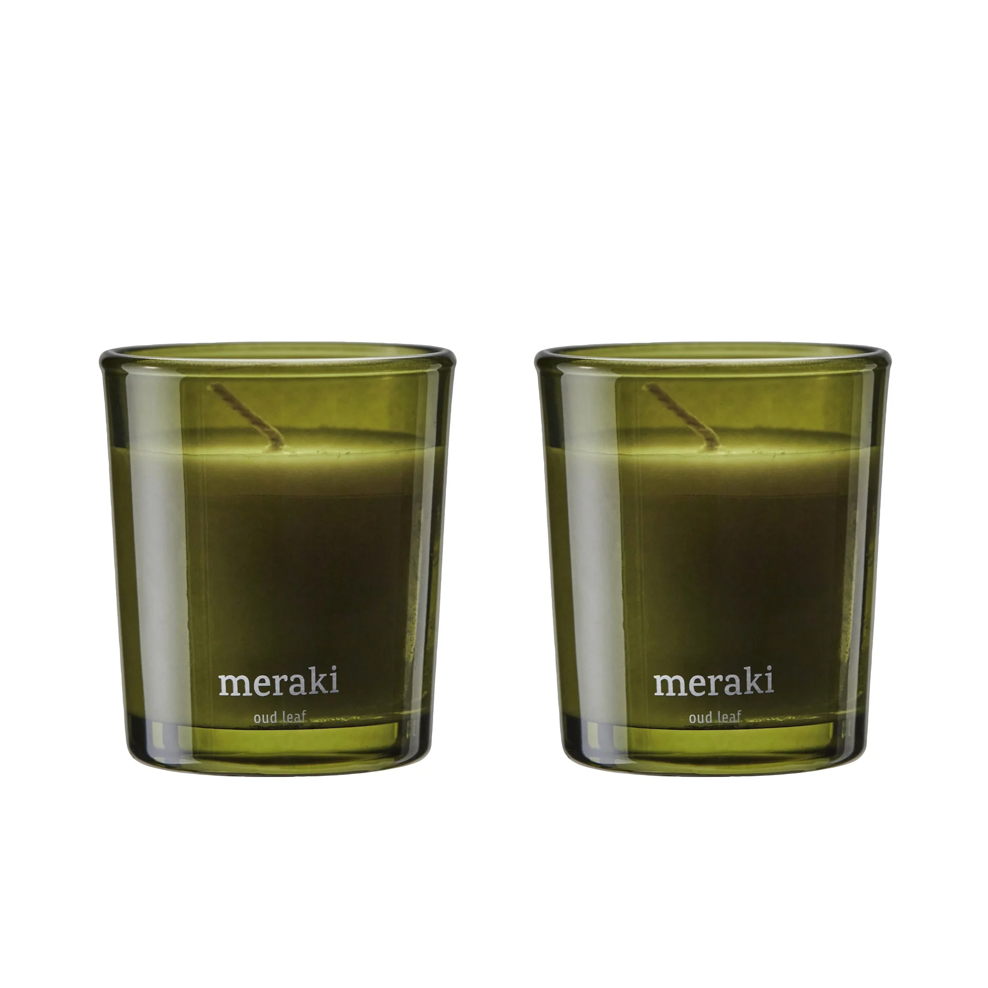 Meraki - Doftljus, Oud leaf, 60 g (2-pack)