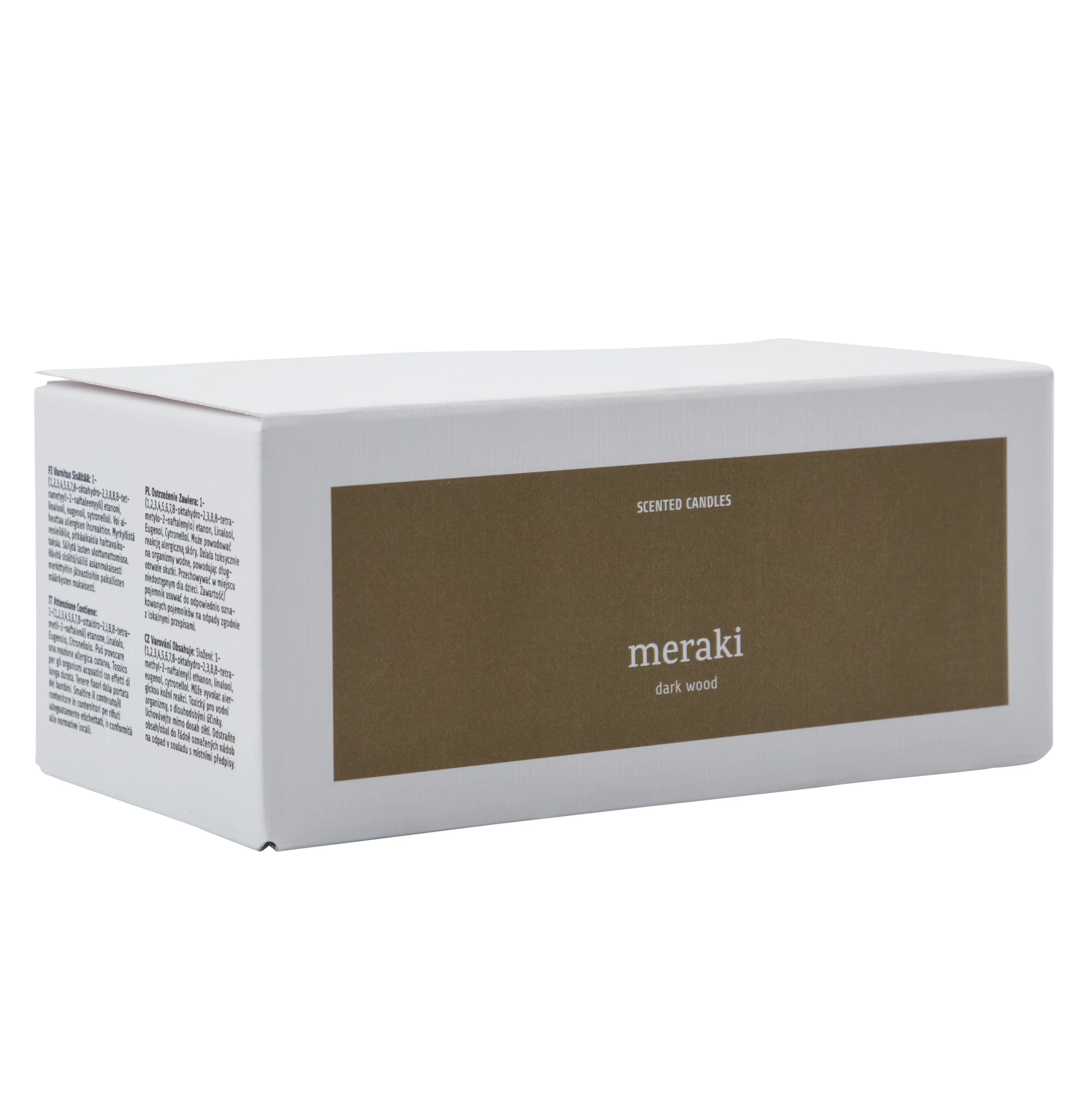 Meraki - Doftljus, Dark wood, 60 g (2-pack) - Bild 4