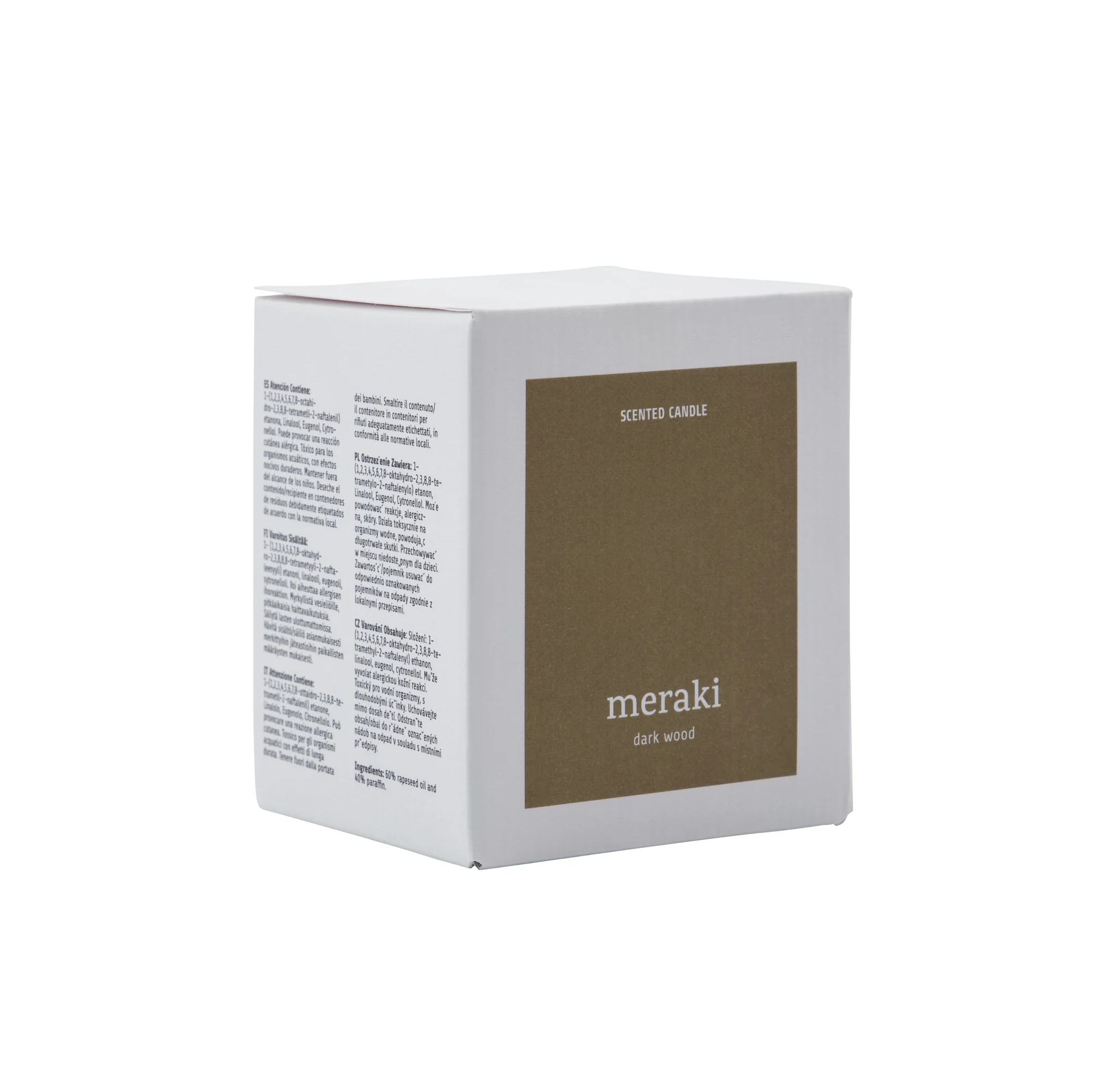 Meraki - Doftljus, Dark wood, 200 g - Bild 5