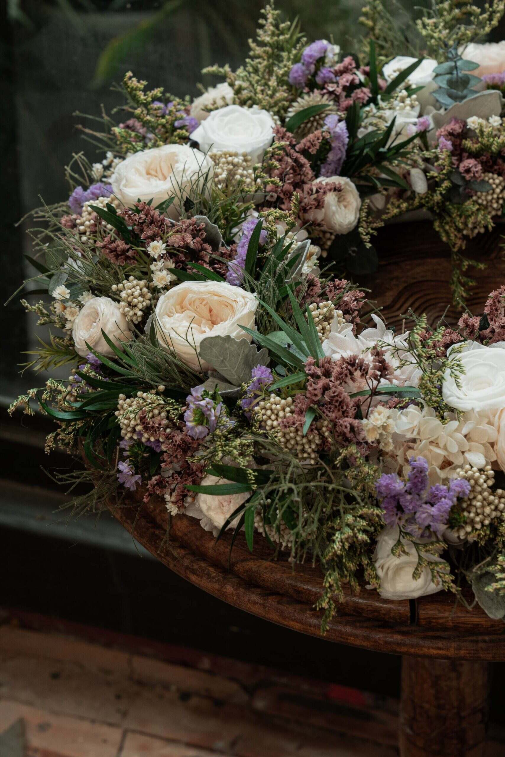 Lyxkrans- 'Blush Lumière' (55 cm) - Bild 3