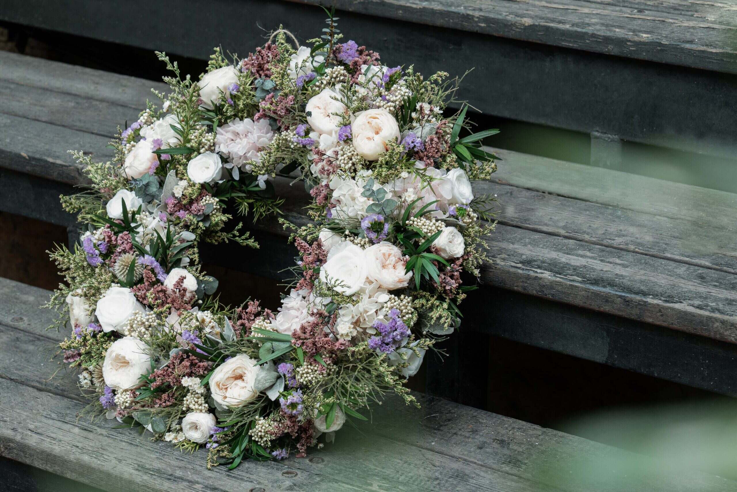 Lyxkrans- 'Blush Lumière' (55 cm) - Bild 2