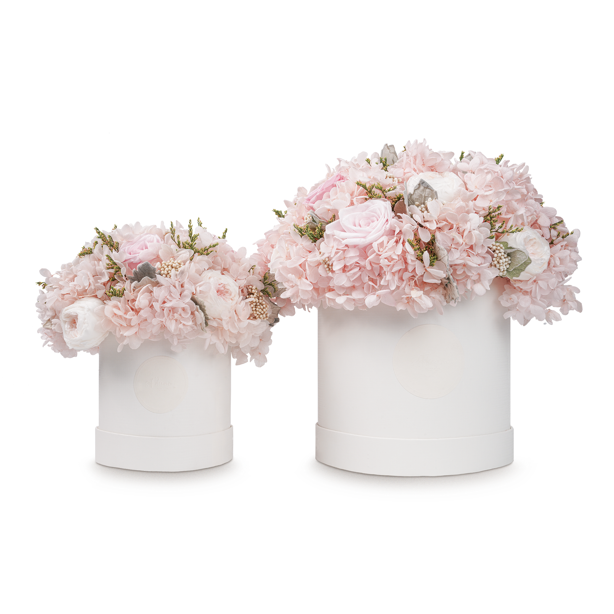 Blomster bucket ¨Blush Charm¨