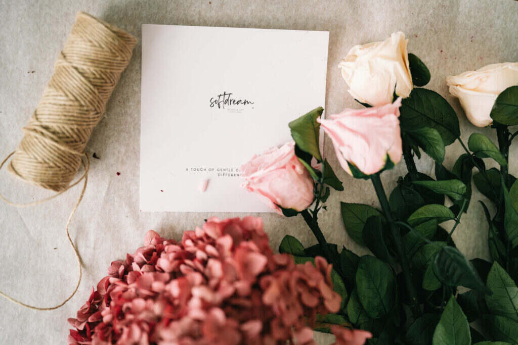 Konstgjorda blommor eller konserverade blommor