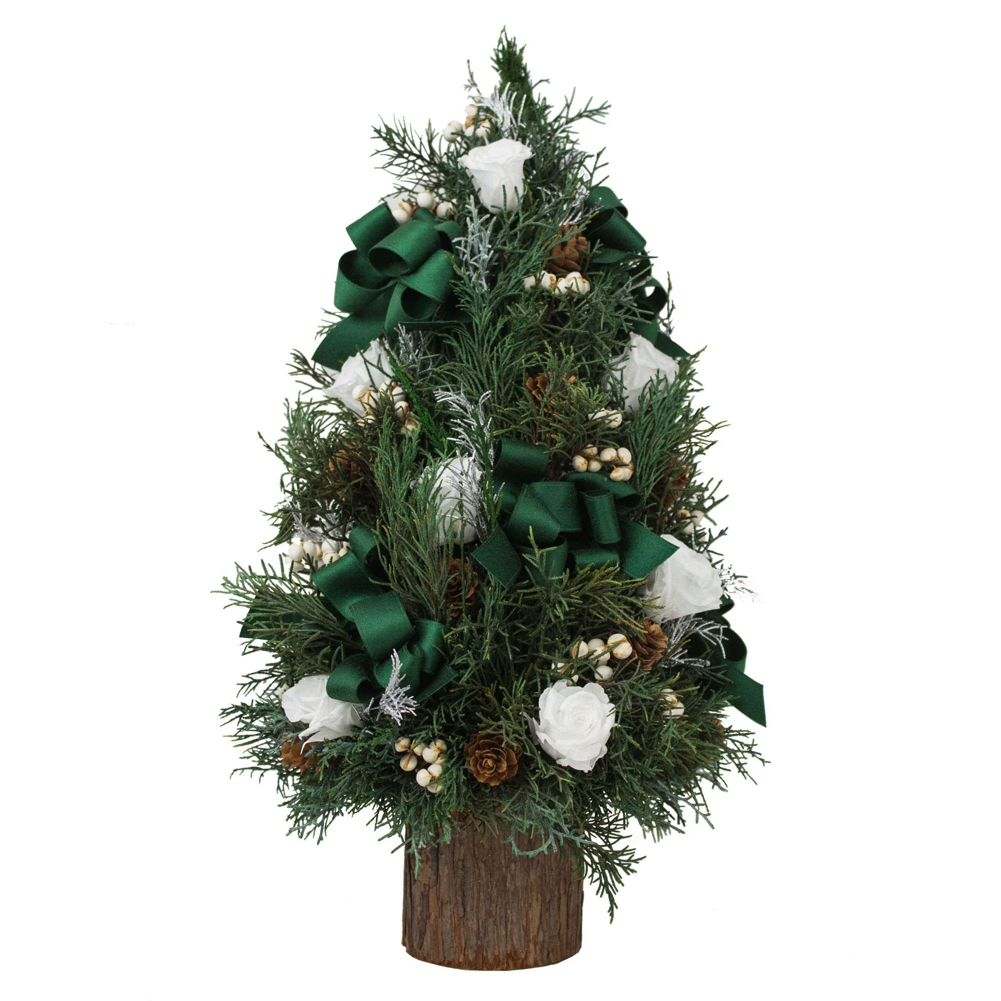 Festlig Jul – mini gran grön