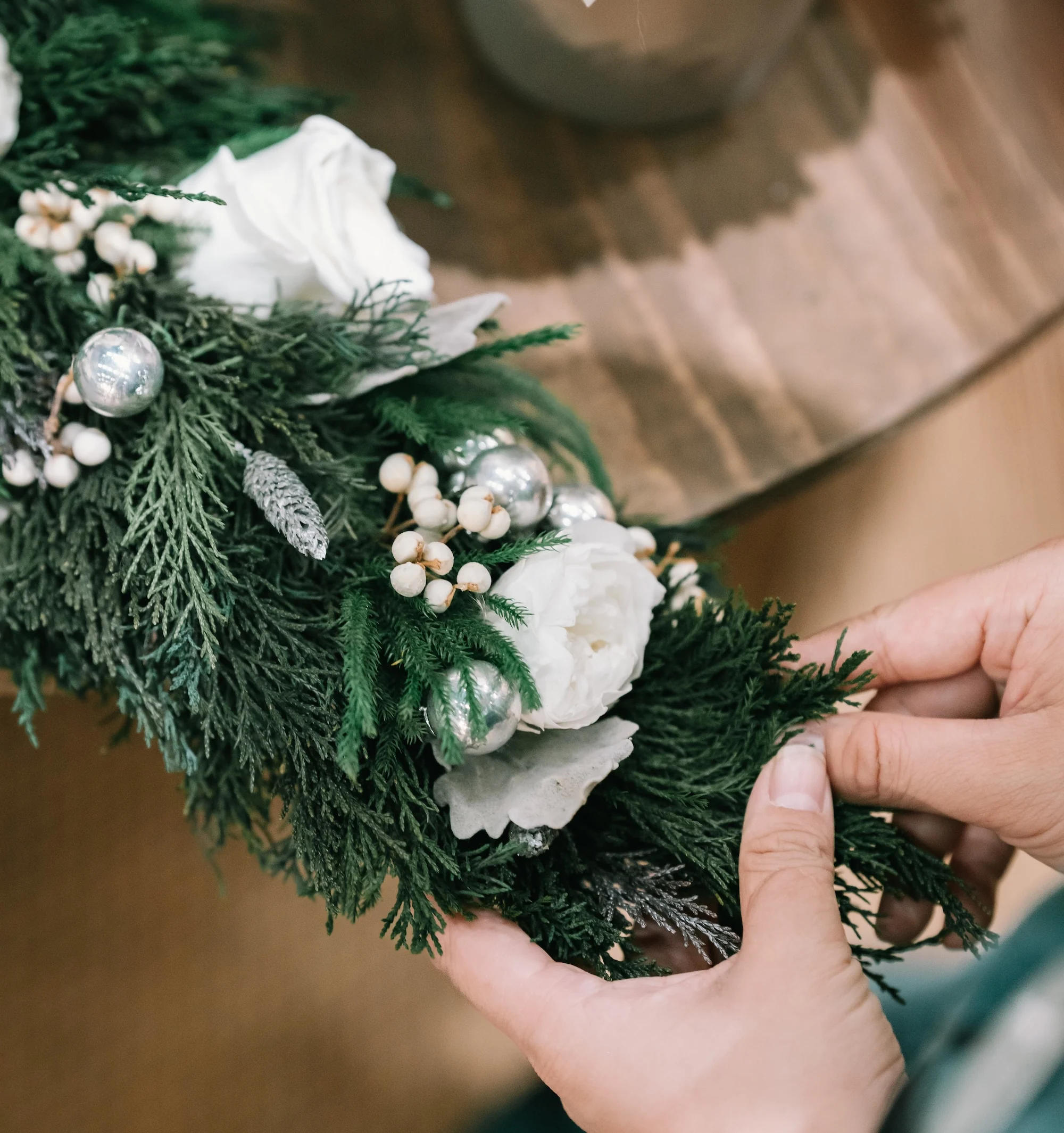 Vintrig Skogsgirlang (90 cm)